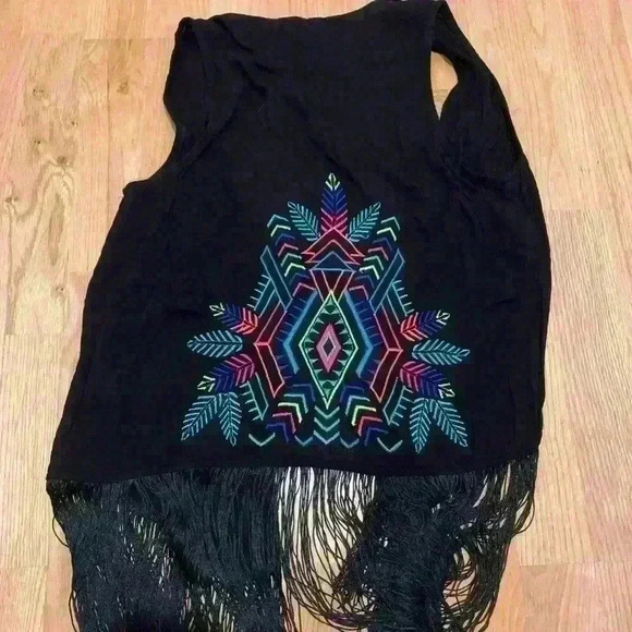 Xhilaration Women’s Black Cardigan Vest Size Small - Picture 3 of 10